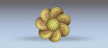 Premium Flower Design no 6/ RLF / STL File