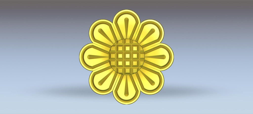 Premium Flower Design no 134/ RLF / STL File