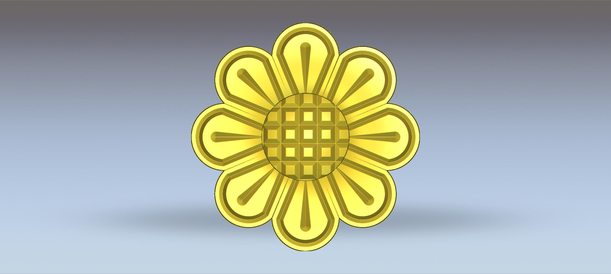 Premium Flower Design no 134/ RLF / STL File