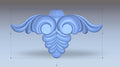 Premium Decorative CNC Carving Corbel Design | 3D Relief Model | ArtCAM RLF File