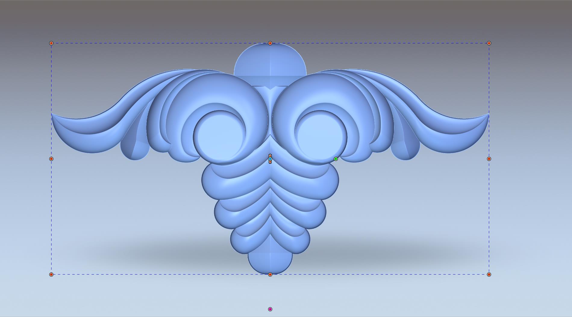 Premium Decorative CNC Carving Corbel Design | 3D Relief Model | ArtCAM RLF File
