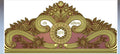 Luxury Marriage Bed Headboard CNC Design | Personalized Name | 3D Relief RLF File