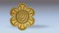 Luxury Floral Rose Ornament CNC Model | 3D Relief ArtCAM RLF Design