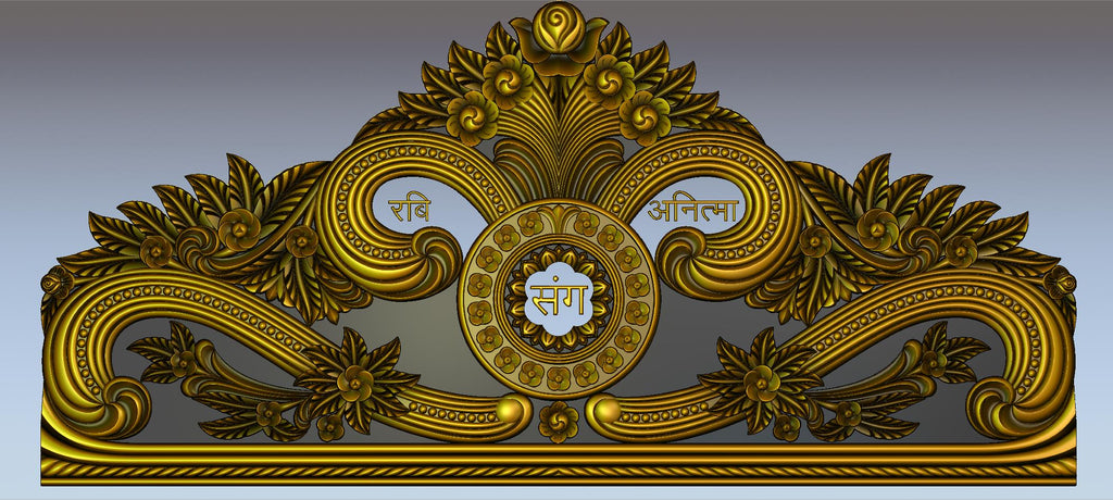 Premium Bed Design no/137 RLF / STL File