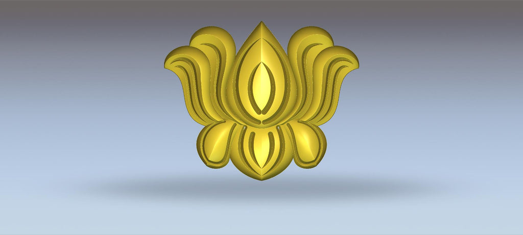 Premium Flower Design no 68/ RLF / STL File