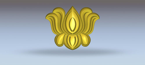 Premium Flower Design no 68/ RLF / STL File