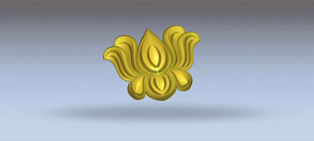 Premium Flower Design no 68/ RLF / STL File