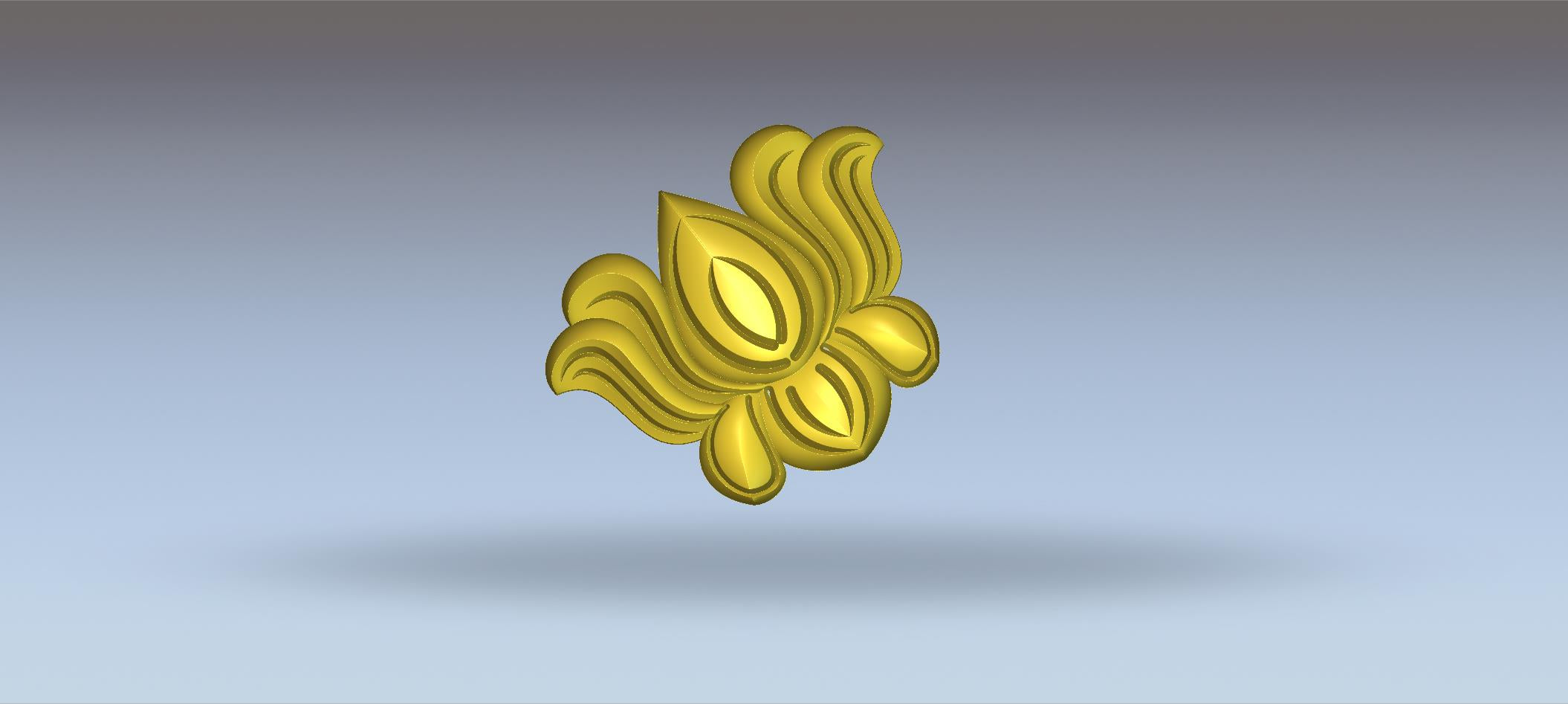 Premium Flower Design no 68/ RLF / STL File
