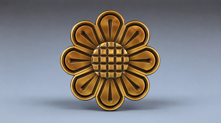 Premium Flower Design no 134/ RLF / STL File